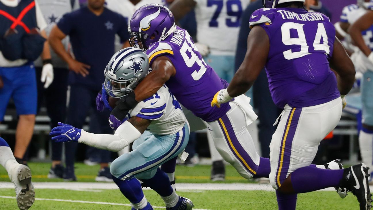 Source -- Minnesota Vikings DE Danielle Hunter feared to have torn pectoral muscle
