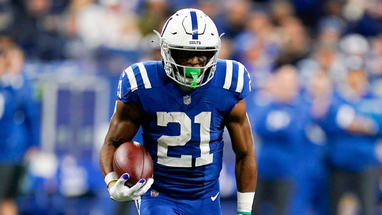 NFL trade deadline 2022: Colts' Nyheim Hines to Bills; Falcons