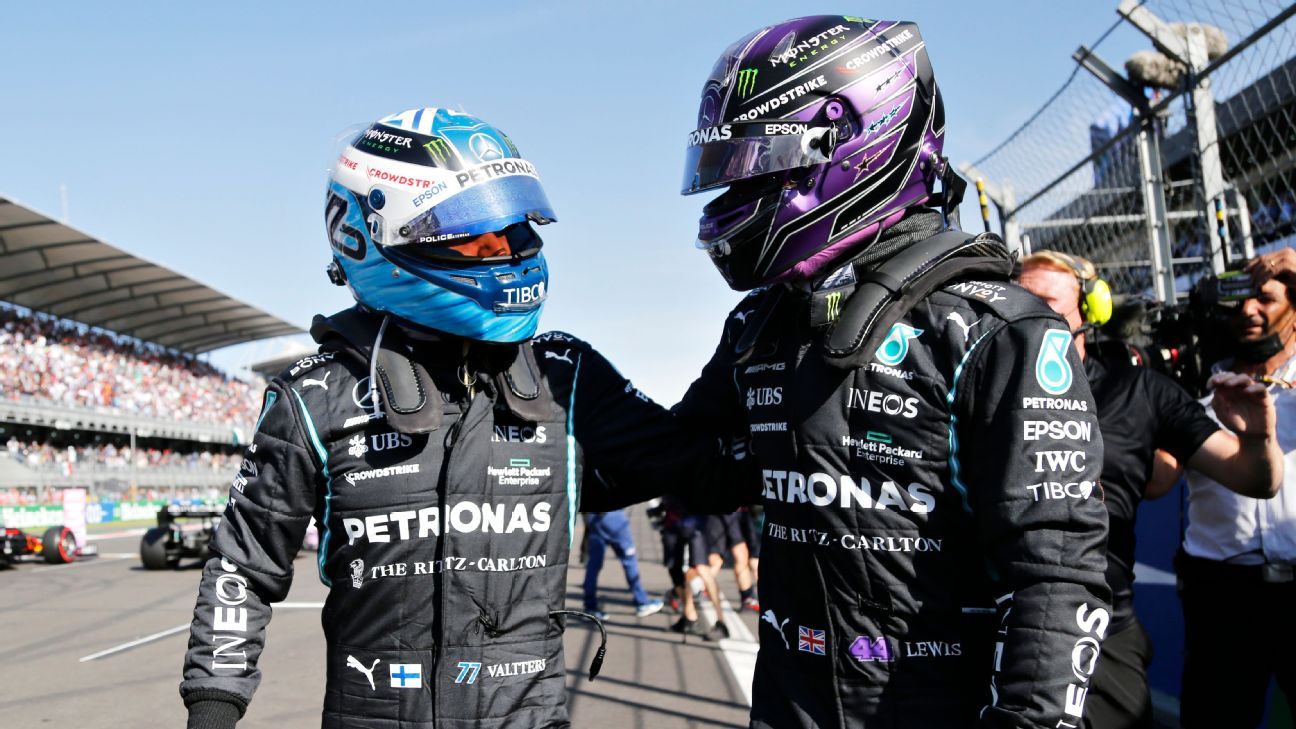 Lewis Hamilton Clarifies Valtteri Bottas Sergio Perez Comments Espn 