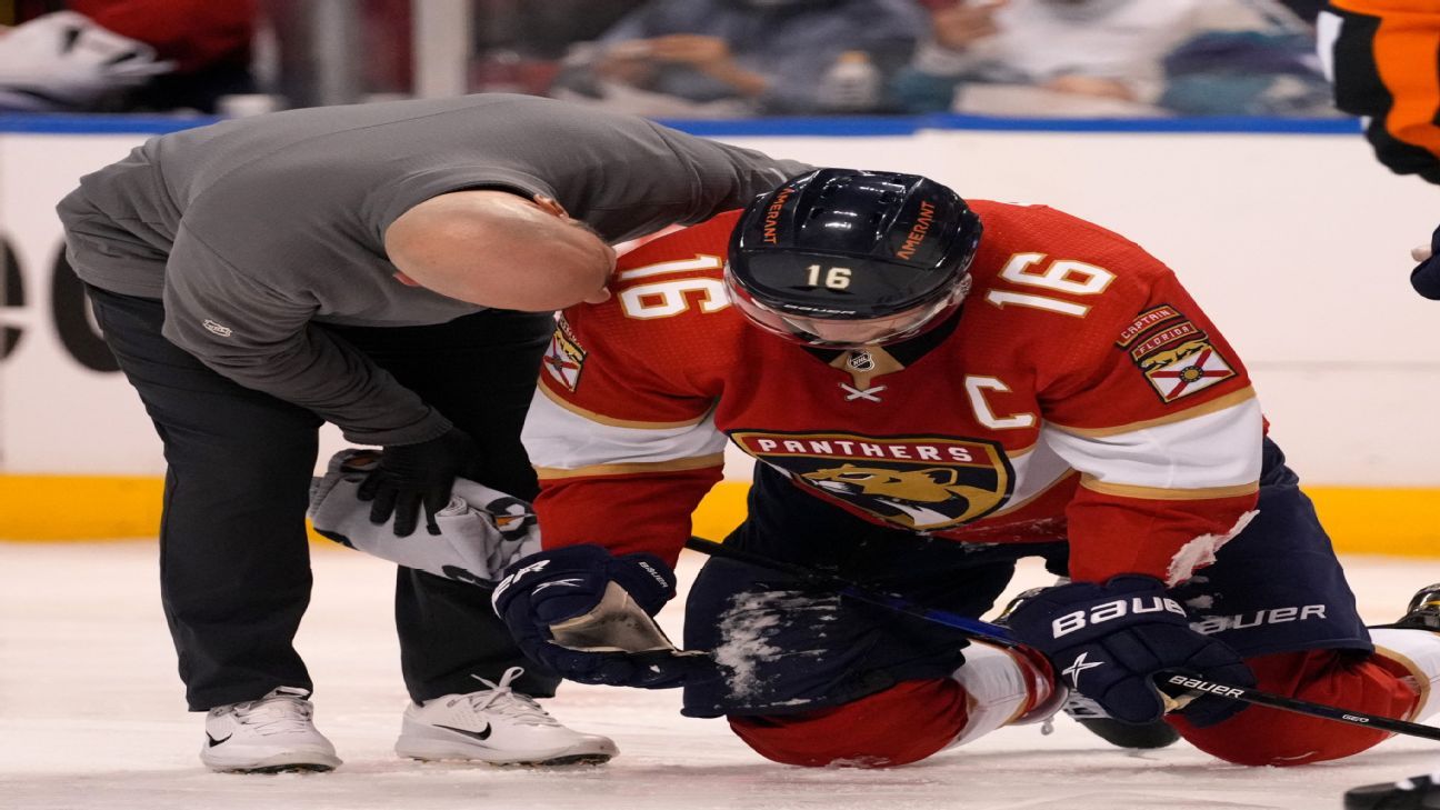 Panthers' Aleksander Barkov leaves Game 3 vs. Hurricanes with undisclosed  injury - Daily Faceoff