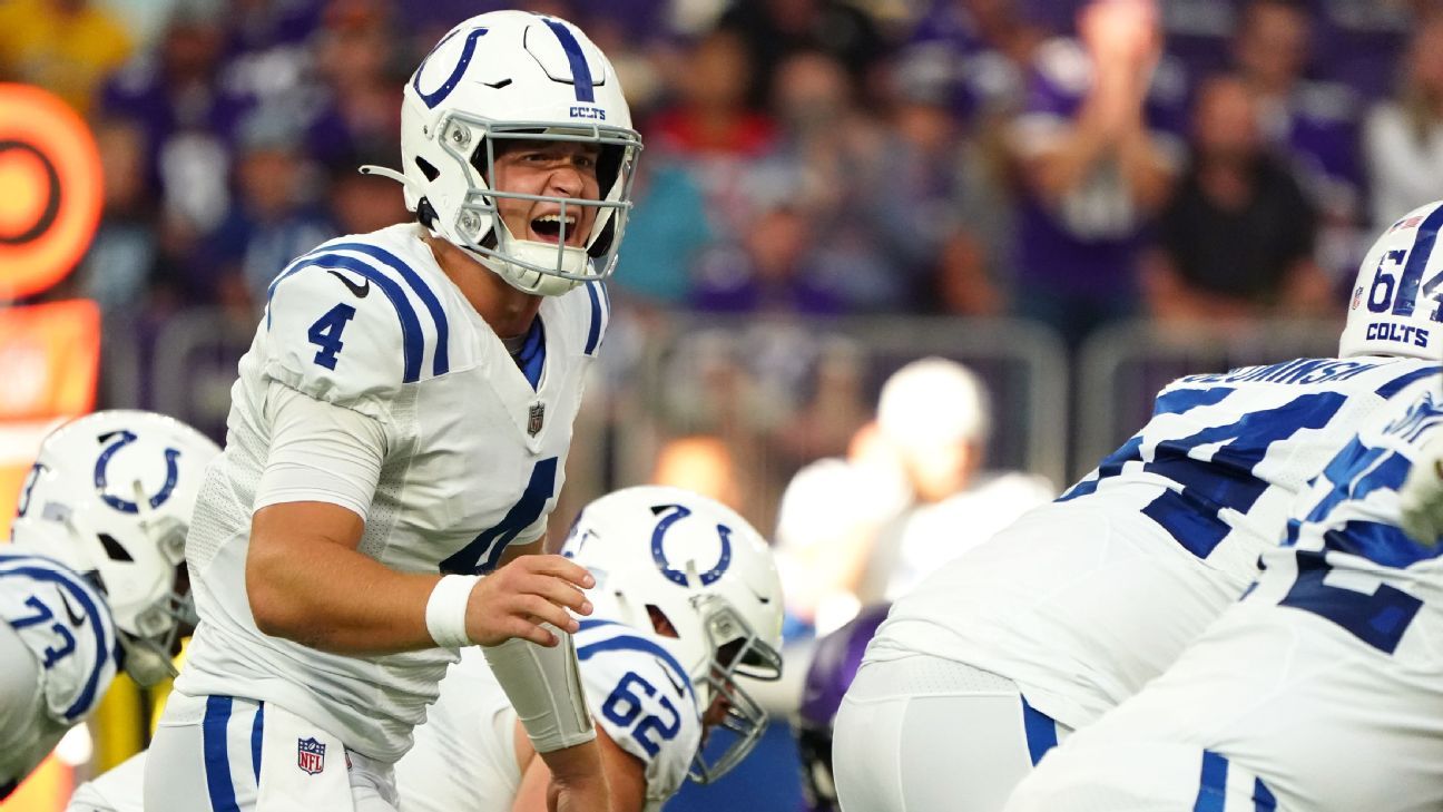 Colts 2022 regular season matchups set