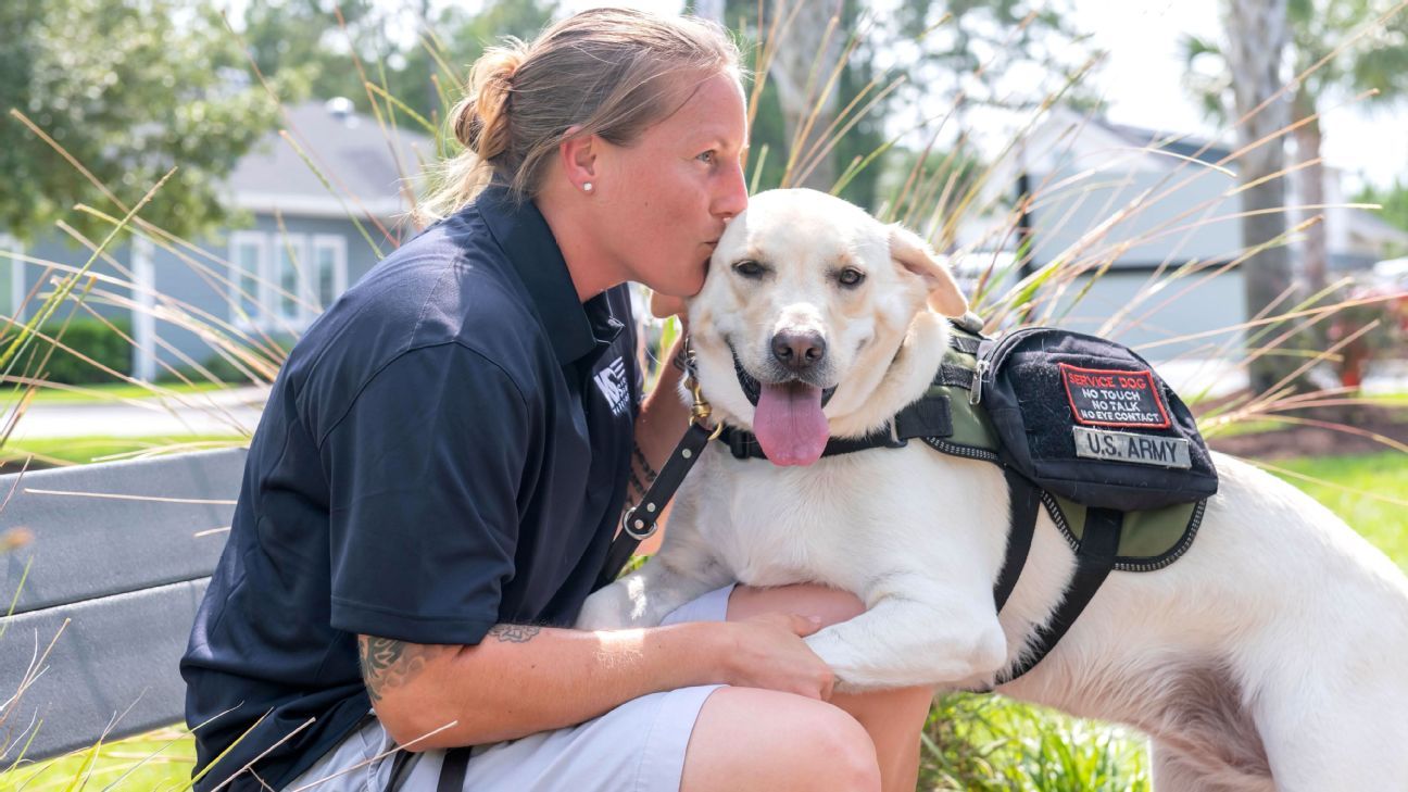 How Tampa Bay Buccaneers' Chris Godwin is helping veterans get service dogs