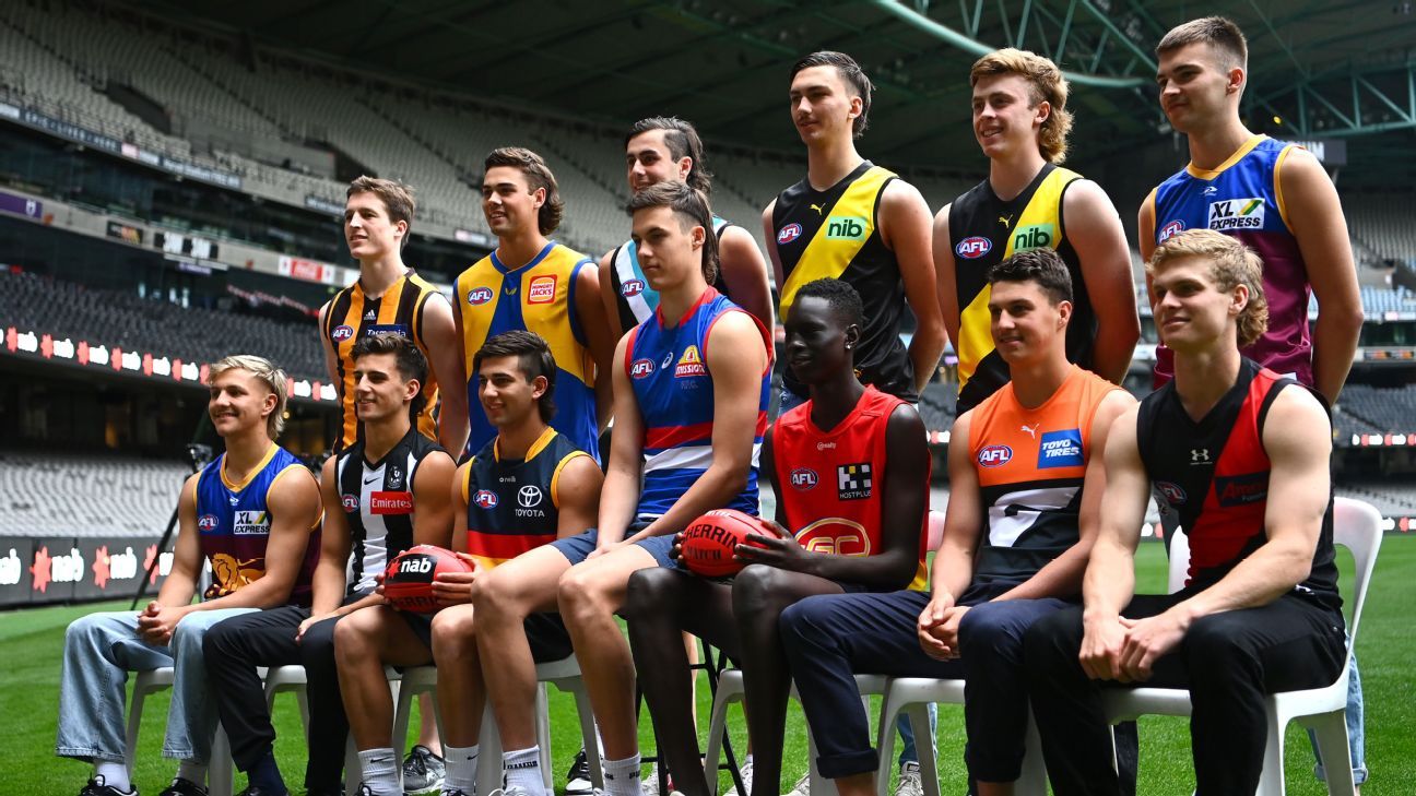 AFL Draft 2022 news, updates, night one blog, Round 1, picks, selections,  start time, how to watch, order, trades, phantom draft