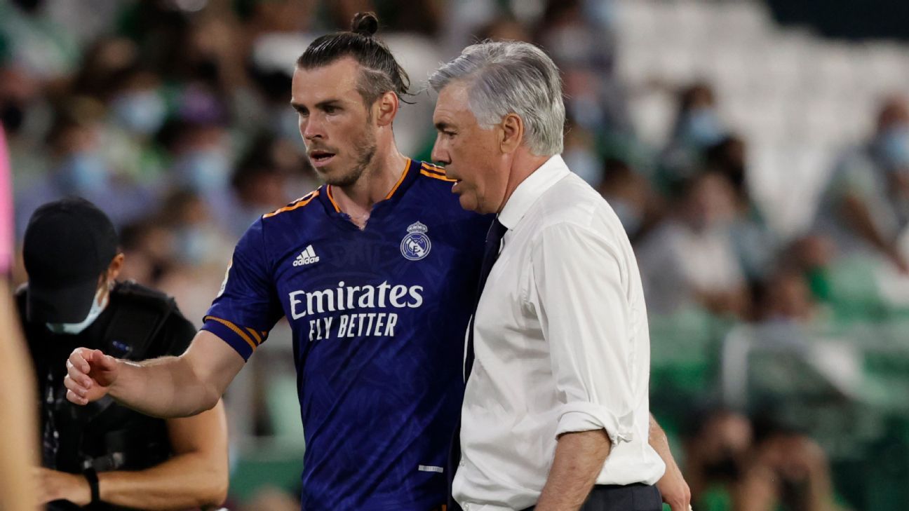 Real Madrid's Gareth Bale is committed to club despite lack of playing time - Carlo Ancelotti - ESPN Australia