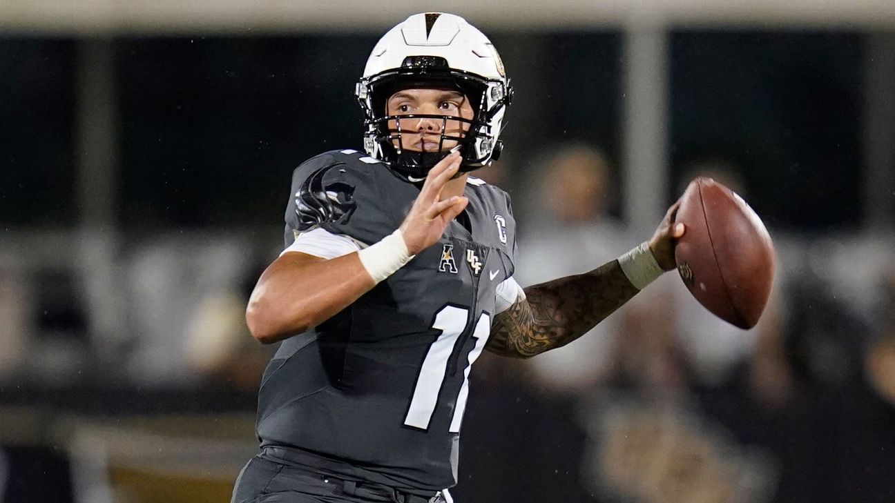 ESPN Stats & Info on Twitter: UCF QB Dillon Gabriel passed for a