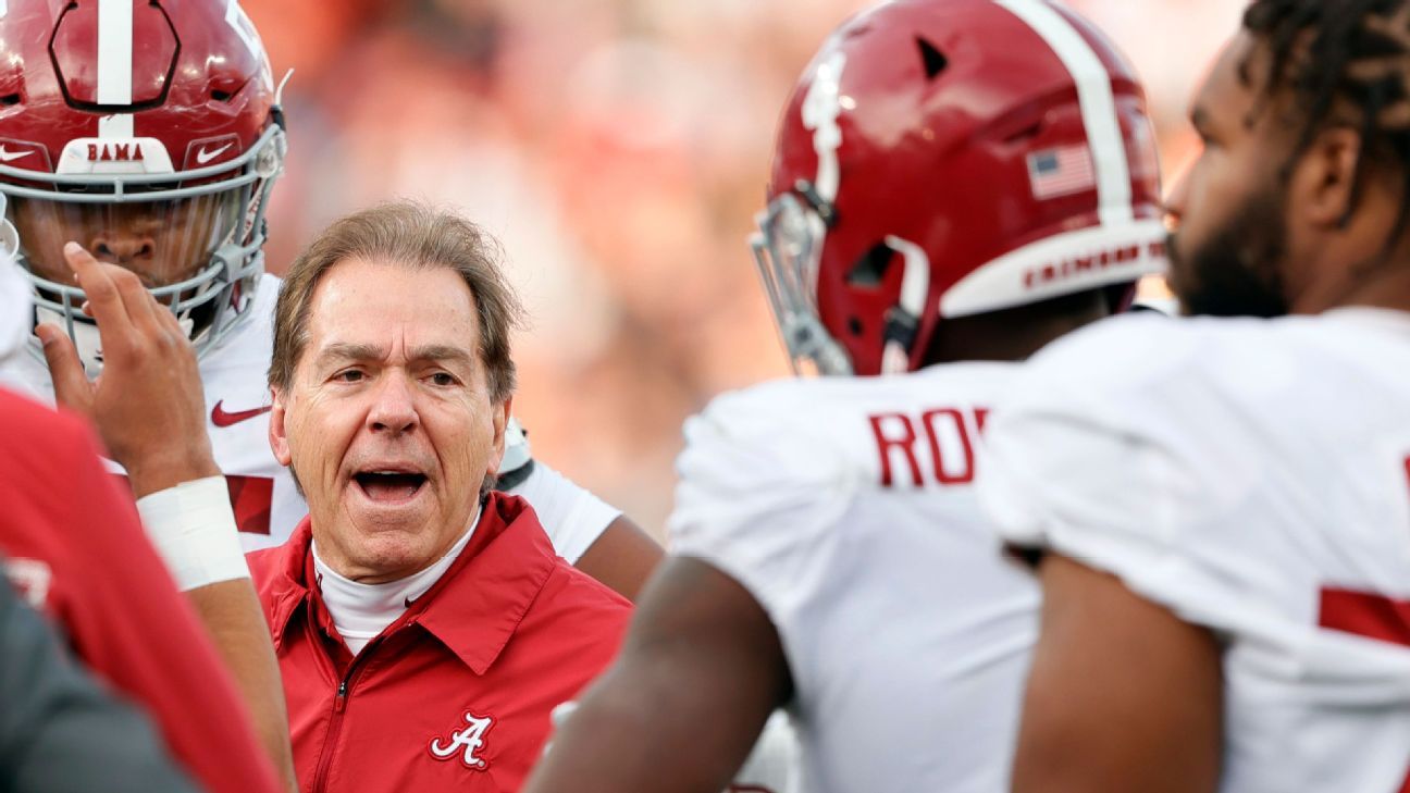 Nick Saban defers on College Football Playoff expansion as Alabama Crimson Tide prepare for championship game