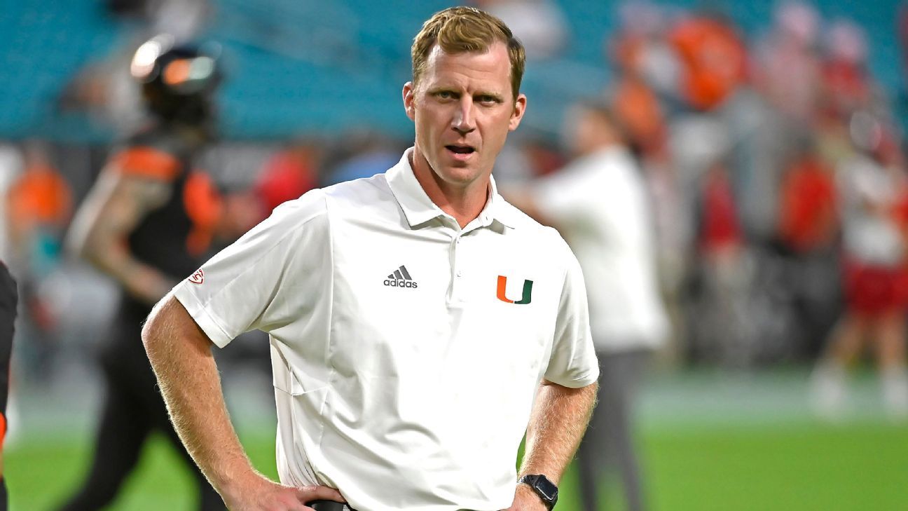 Sources -- SMU Mustangs hiring Miami Hurricanes OC Rhett Lashlee as new head coa..