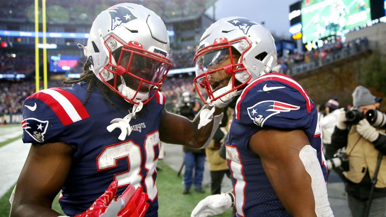 Rhamondre Stevenson & Brandon Bolden Fantasy Football Rankings & Advice  With Damien Harris Out for Patriots vs. Browns