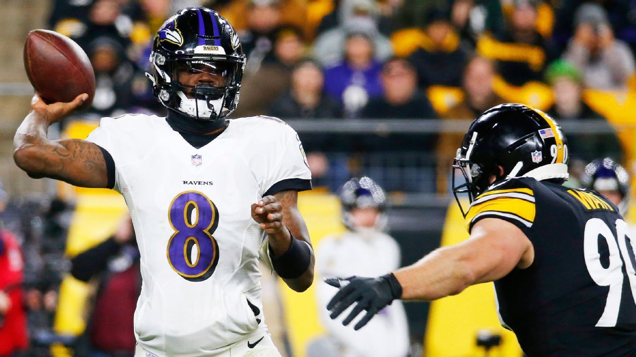 Lamar Jackson back at practice for start of Ravens' minicamp - The