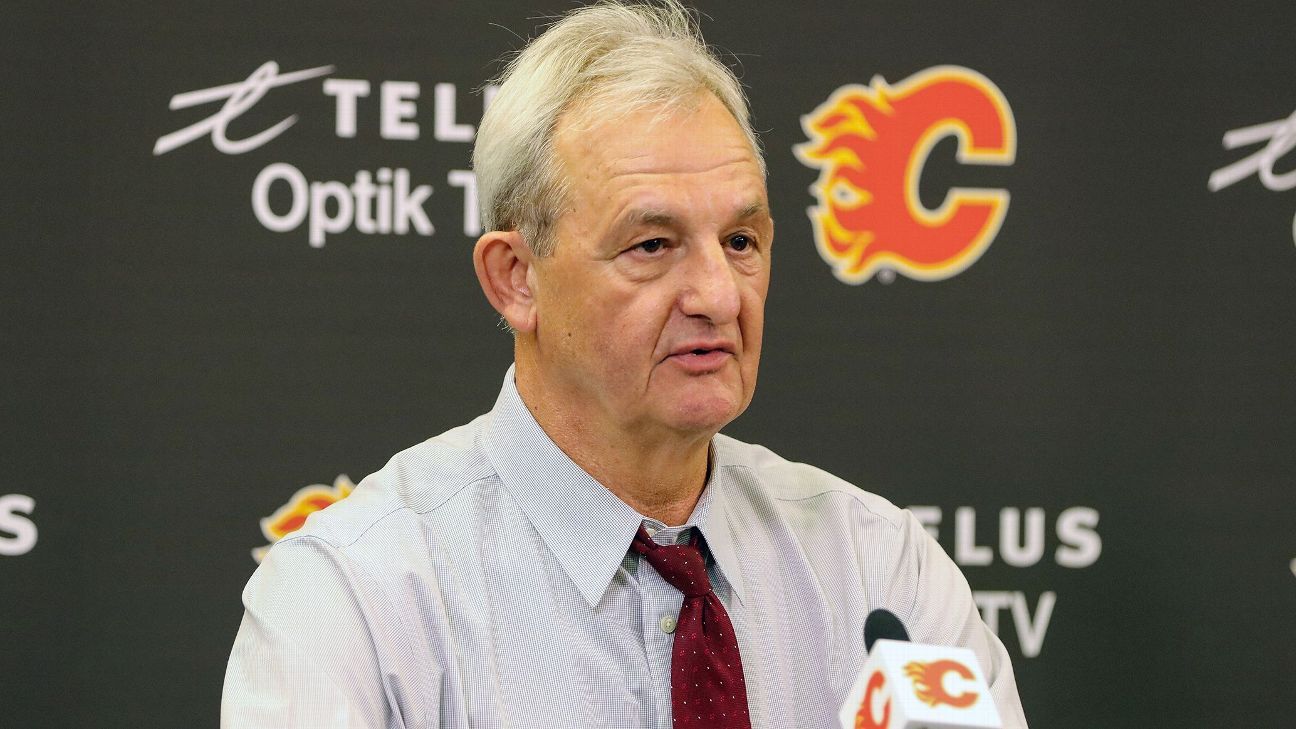 Calgary Flames add 17 team members, including coach Darryl Sutter, to NHL COVID-..