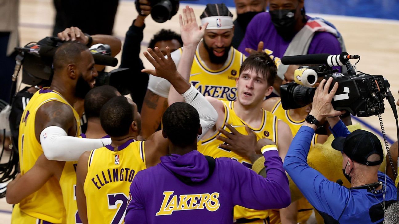 Los Angeles Lakers rookie Austin Reaves ‘lost for words’ after overtime heroics vs. Mavericks – ESPN
