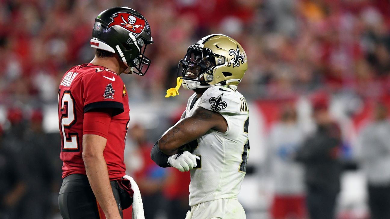 Microsoft and New Orleans Saints safety C.J. Gardner-Johnson have fun with Tampa..