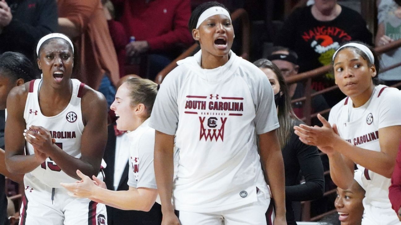 No. 1 Gamecocks 'go out there and handle business,' cap women's basketball progr..