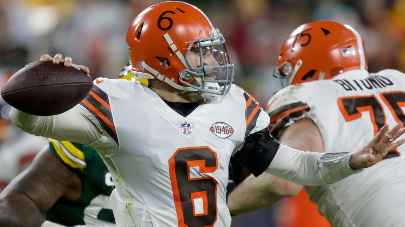 Baker Mayfield admits he 'hurt this team' after tossing four picks in Cleveland ..