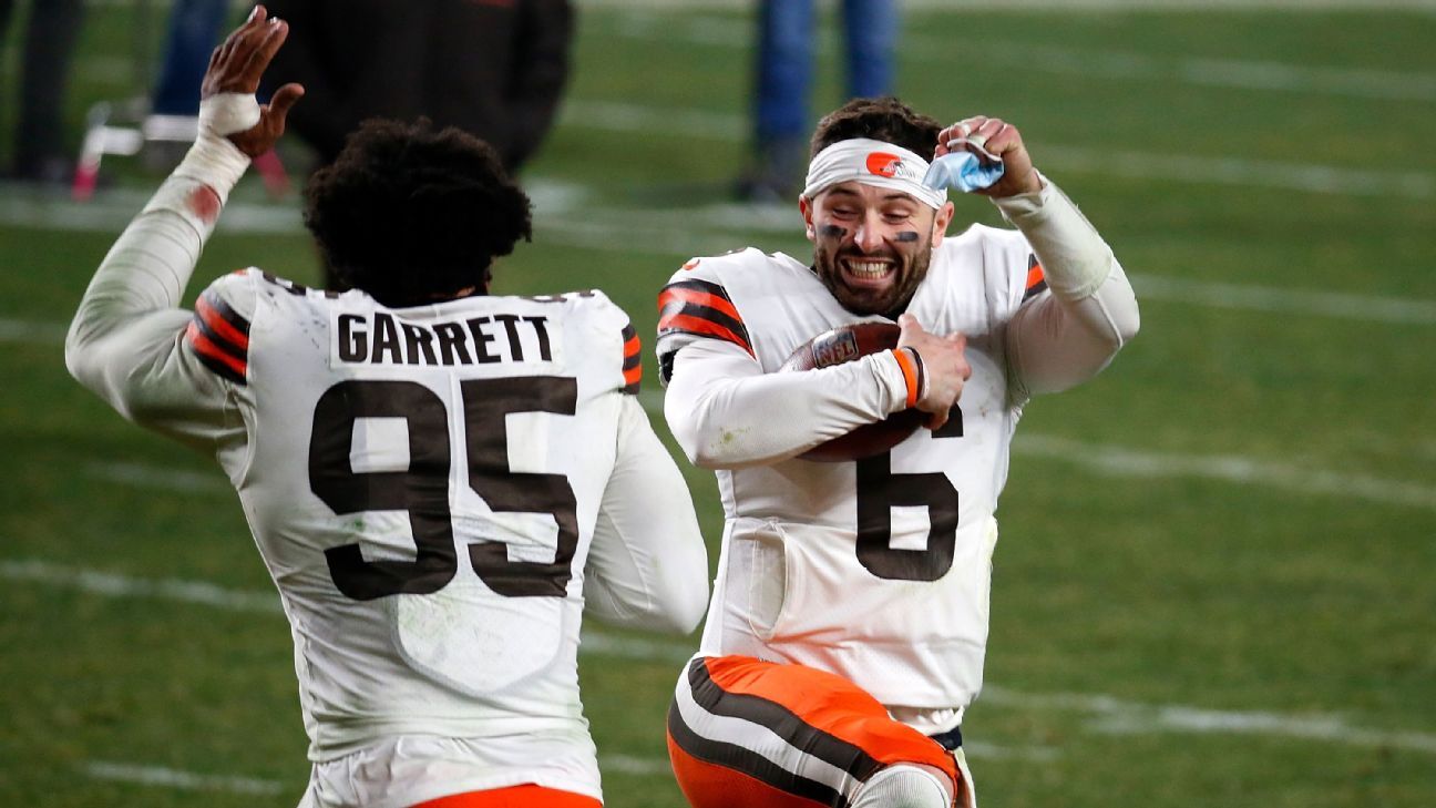 Myles Garrett remains confident in 'captain' Baker Mayfield: Where