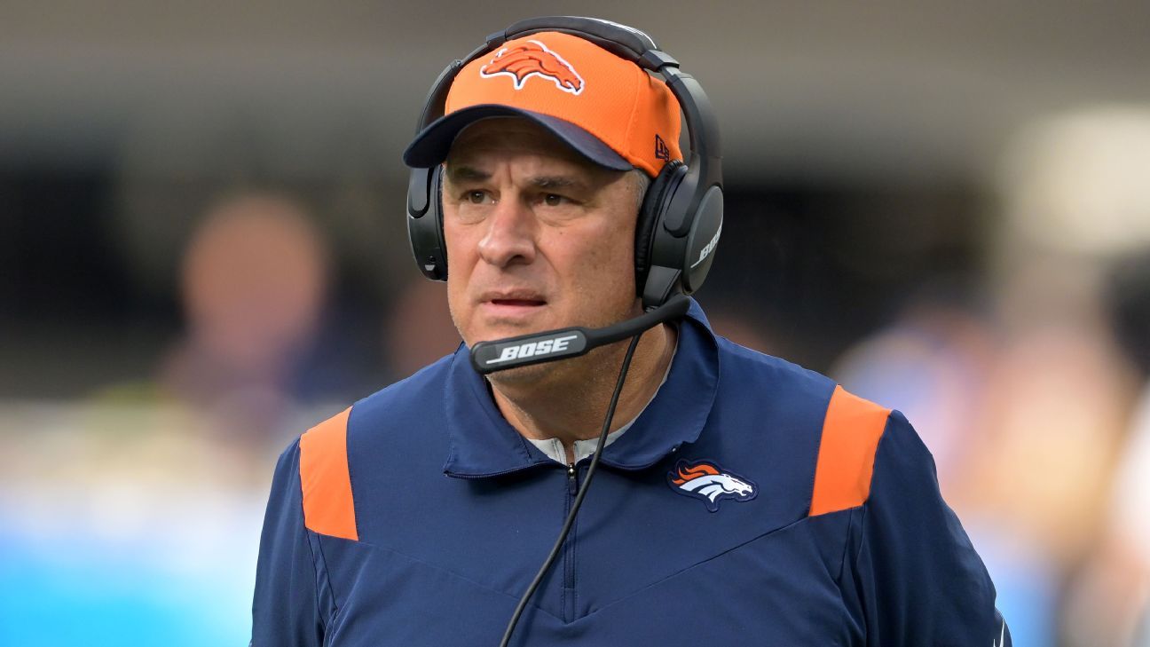 Denver Broncos fire head coach Vic Fangio after second straight last-place finis..