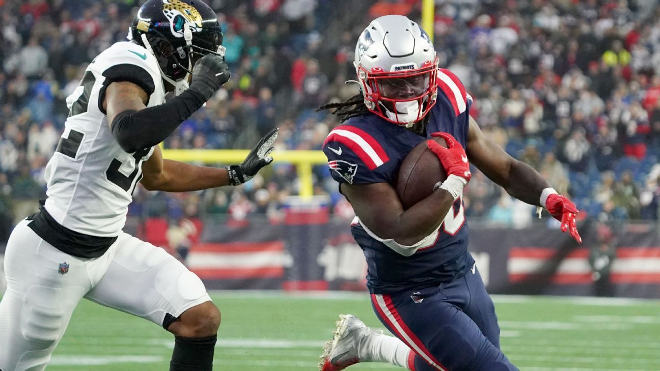 New England Patriots: Rhamondre Stevenson rushing for redemption