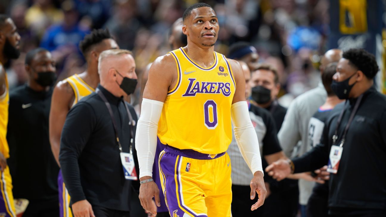 Los Angeles Lakers' Russell Westbrook says no reaction after Magic Johnson rips ..