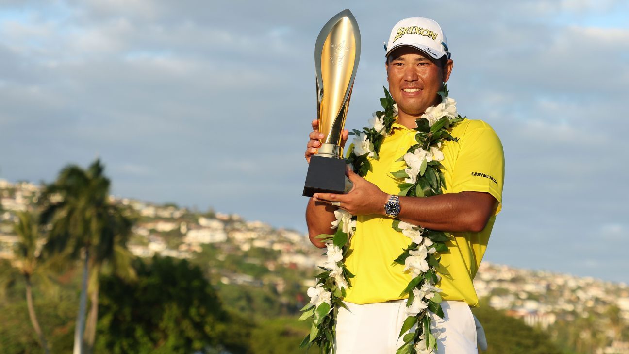 Hideki Matsuyama caps late rally with playoff eagle to win Sony Open