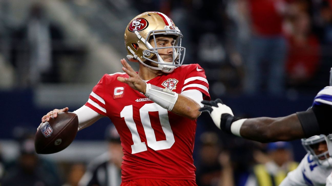 Jimmy Garoppolo ranks No. 2 in NFL jersey sales