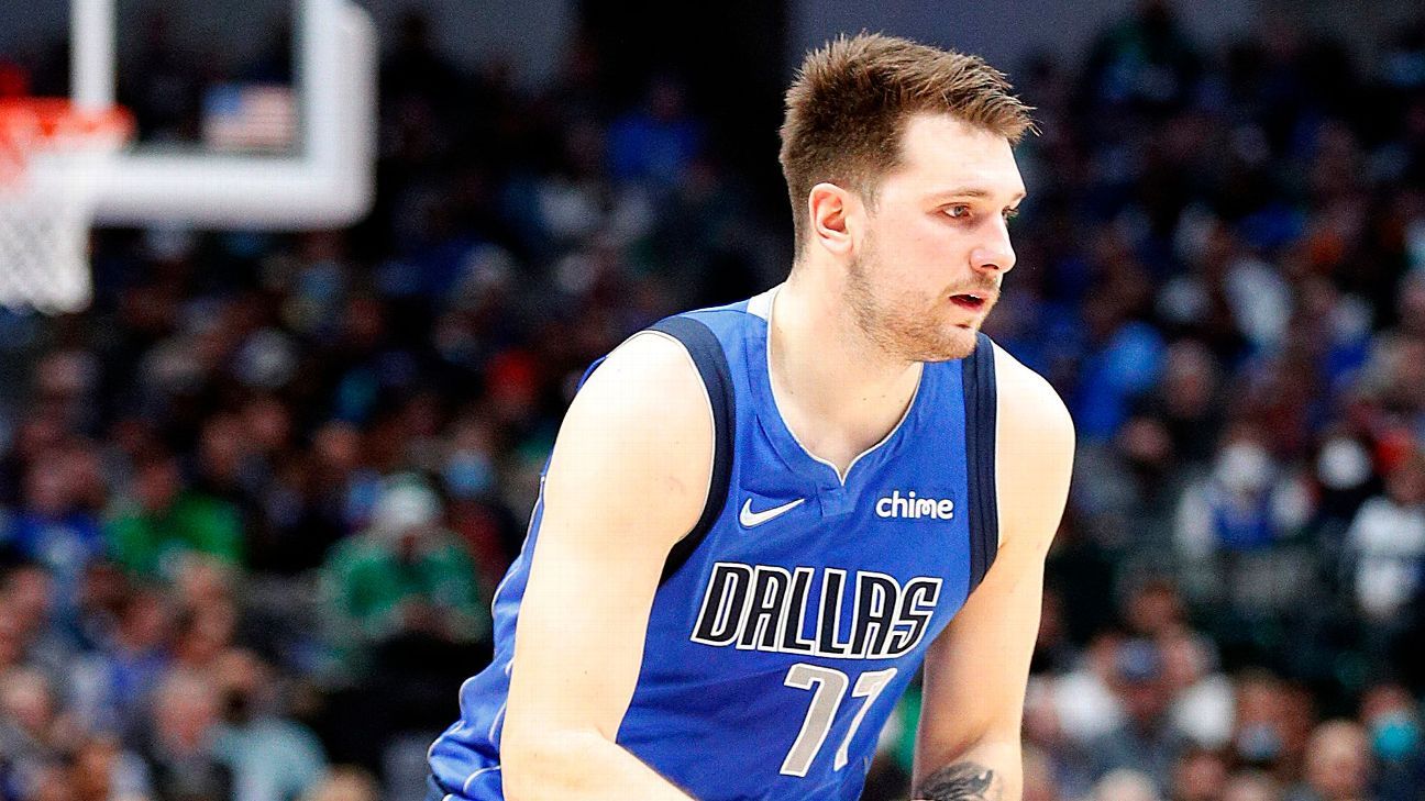 Dallas Mavericks' Luka Doncic has 'sore' neck after hard fall, hopeful he'll pla..