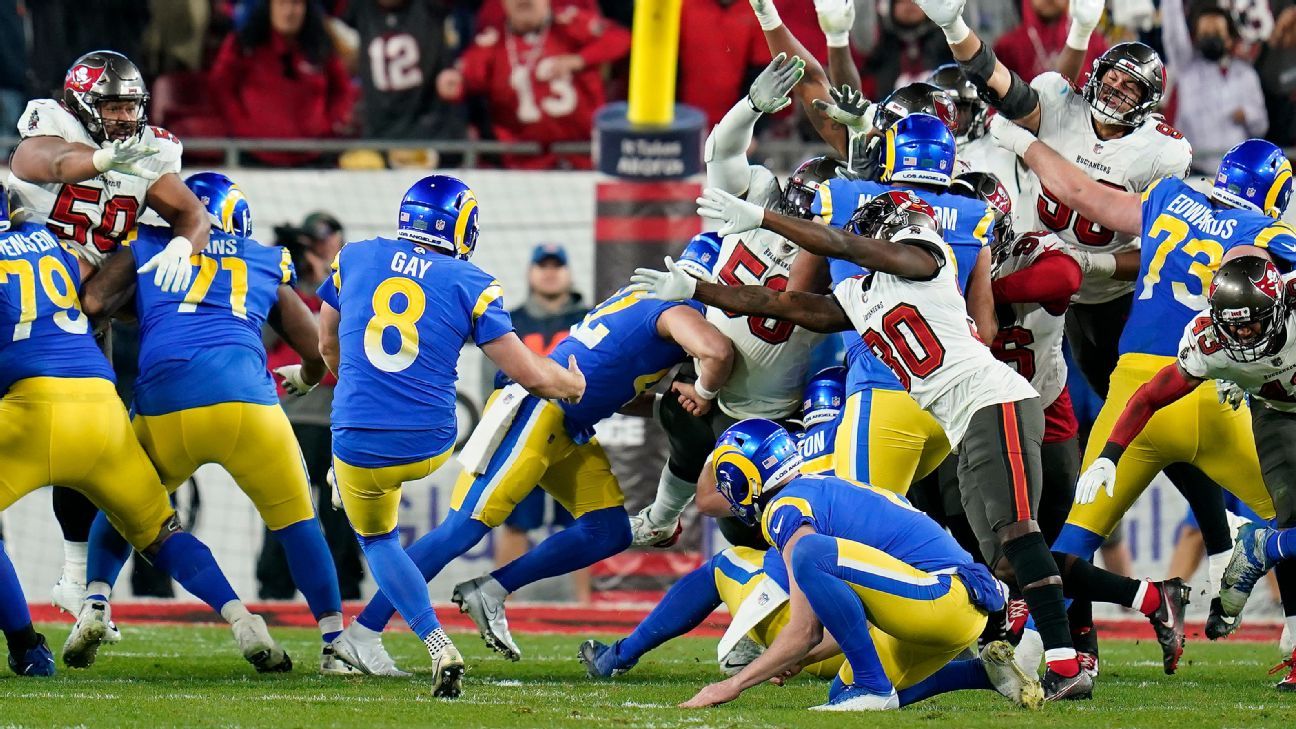 Los Angeles Rams outlast Tampa Bay Buccaneers, earn opportunity to host NFC Championship Game - ESPN : Matt Gay connected on a game-winning kick Sunday night as time expired, and Los Angeles survived a furious Tampa Bay rally to escape with a 30-27 victory over the Buccaneers that allows the Rams to host the NFC title game next week.  | Tranquility 國際社群