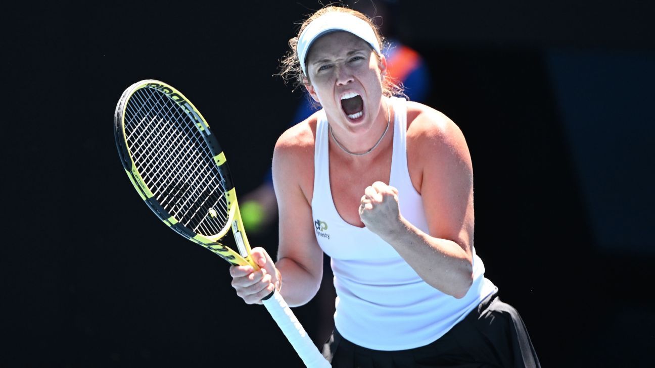 Danielle Collins defeats Elise Mertens to become third American woman in Australian Open quarterfinals