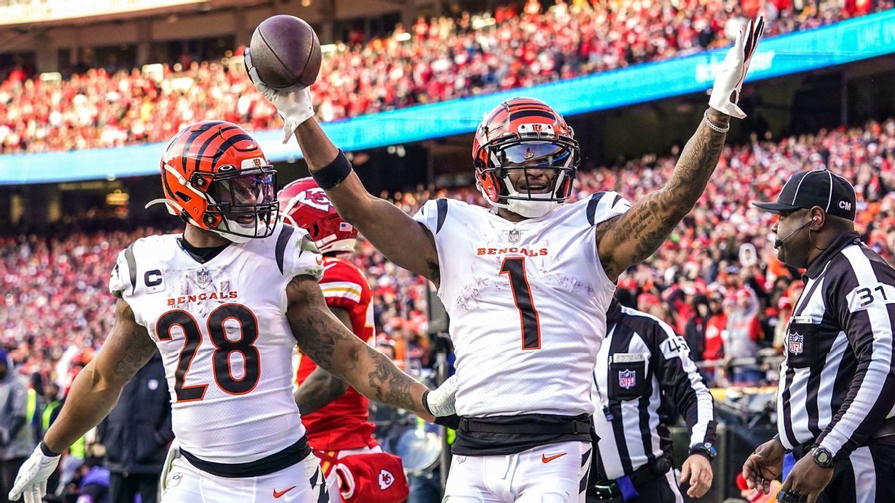 Live updates of Cincinnati Bengals vs. Kansas City Chiefs