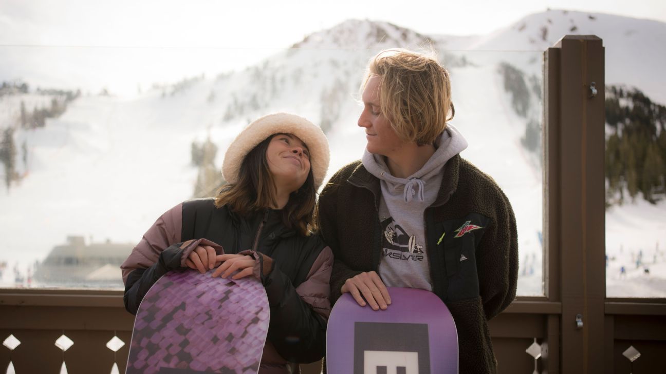 Olympics 2022 Snowboard power couple Red Gerard and Hailey Langland