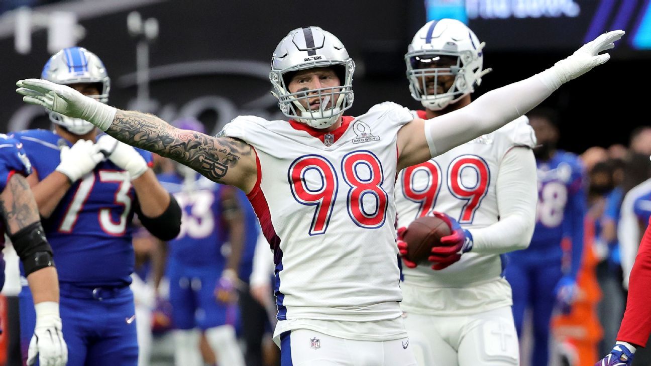 Maxx Crosby ganó el premio al Jugador Más Valioso del Pro Bowl - ESPN