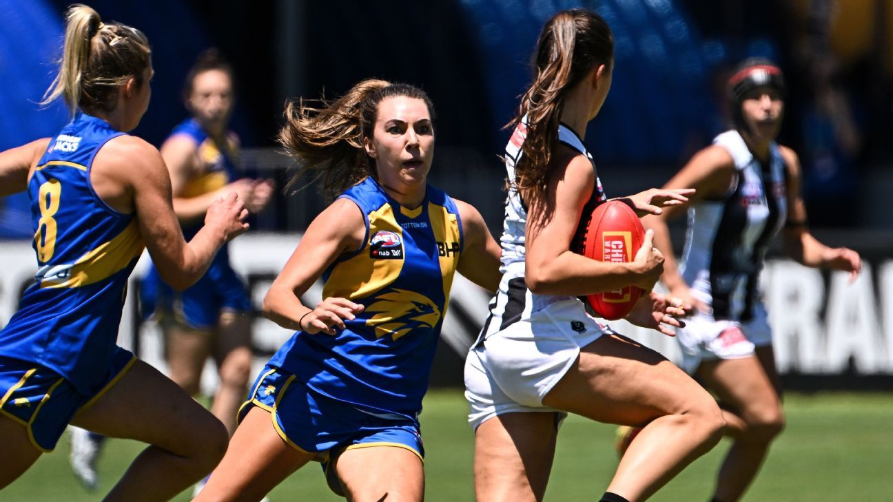 Aflw Round 6 Molloy Inspires Magpies In Belting Eagles Espn 1555