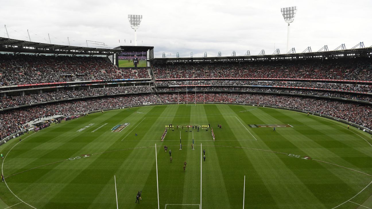 Full crowds back at Victorian AFL venues to begin season 2022 - ESPN