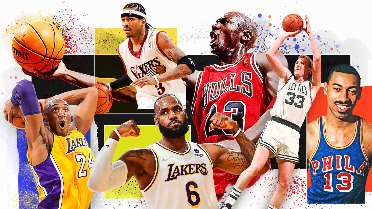 The NBA's 75th Anniversary Team, ranked -- Where 76 basketball legends check in ..