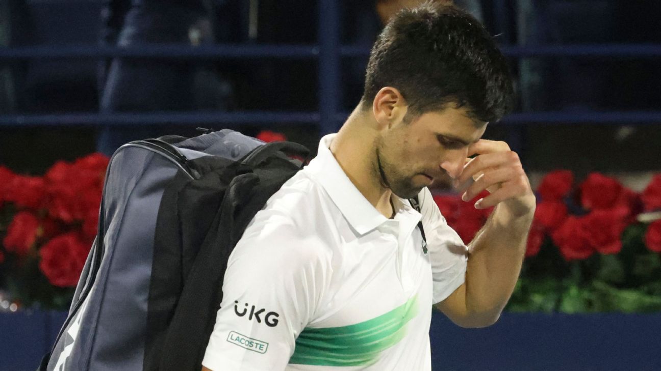 Novak Djokovic to be replaced as No. 1 in ATP rankings by Daniil Medvedev after ..