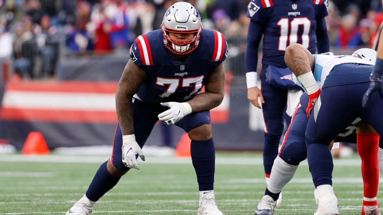 Offensive tackle Trent Brown agrees to two-year deal to return to New England Pa..