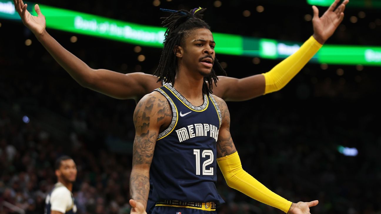 Memphis Grizzlies say Ja Morant out at least two more weeks due to knee