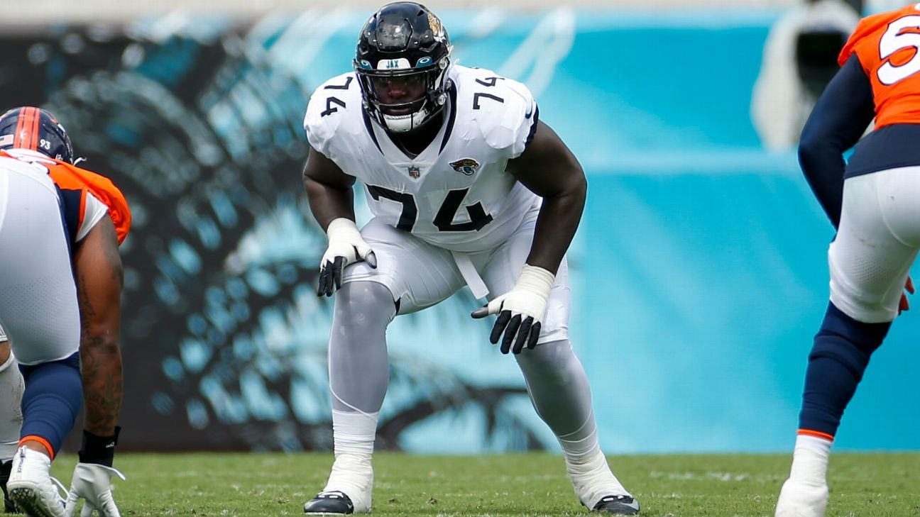 Jags getting LT Cam Robinson back from 4-game suspension for