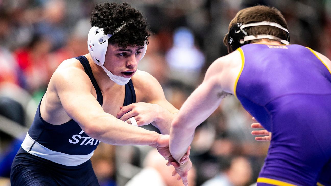 Penn State Nittany Lions lead Arizona State Sun Devils entering NCAA wrestling quarterfinals ESPN