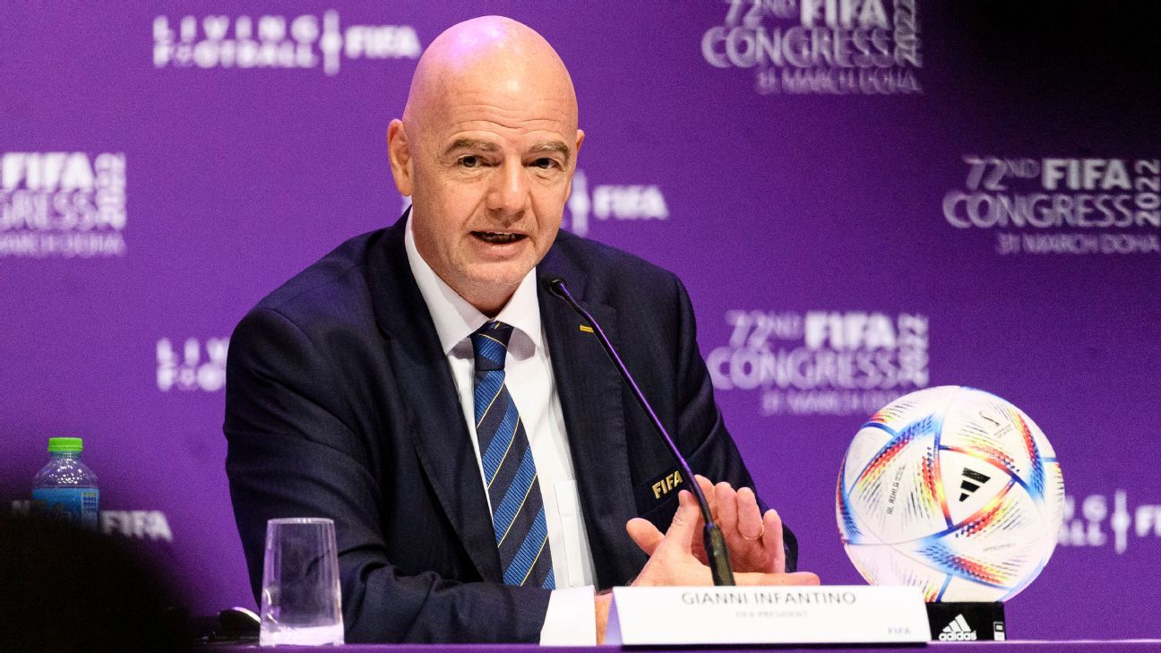 Gianni Infantino to serve a second term as FIFA President - Arabian Business