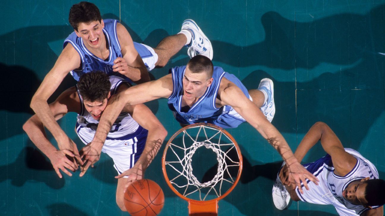 Memorable moments from Duke and North Carolina's college basketball rivalry