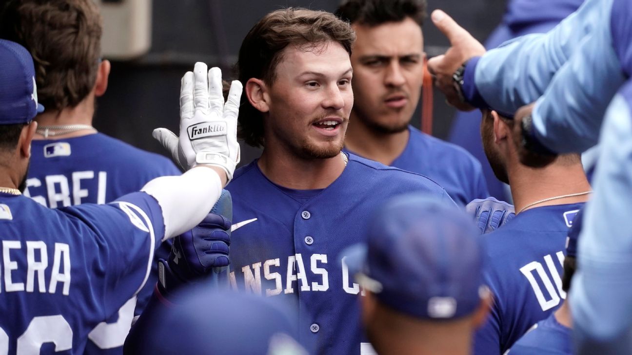 Teammates describe Bobby Witt Jr., Like Bob's mullet, Rookie of the Year  has a nice flow to it., By Kansas City Royals