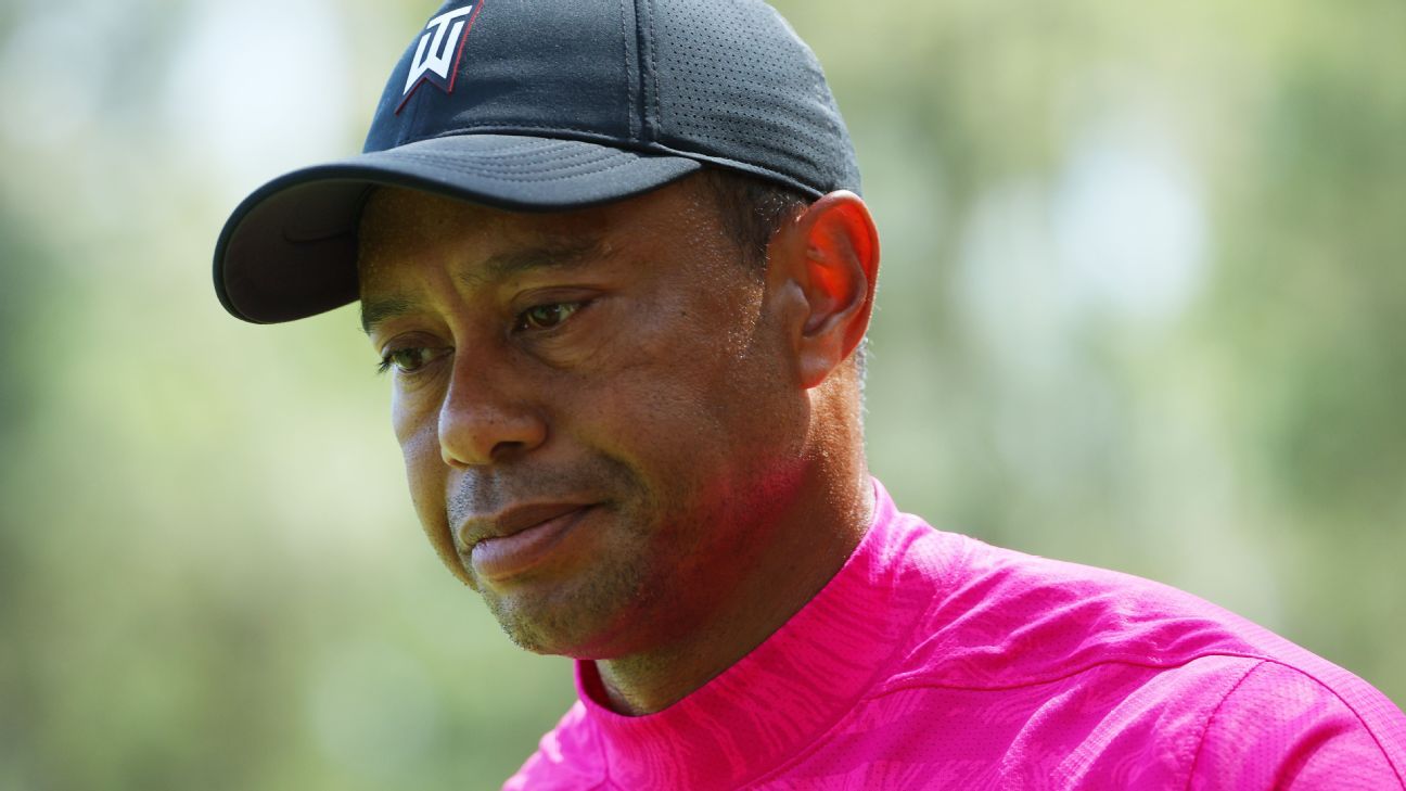 Tiger Woods does not look ready to play like an
