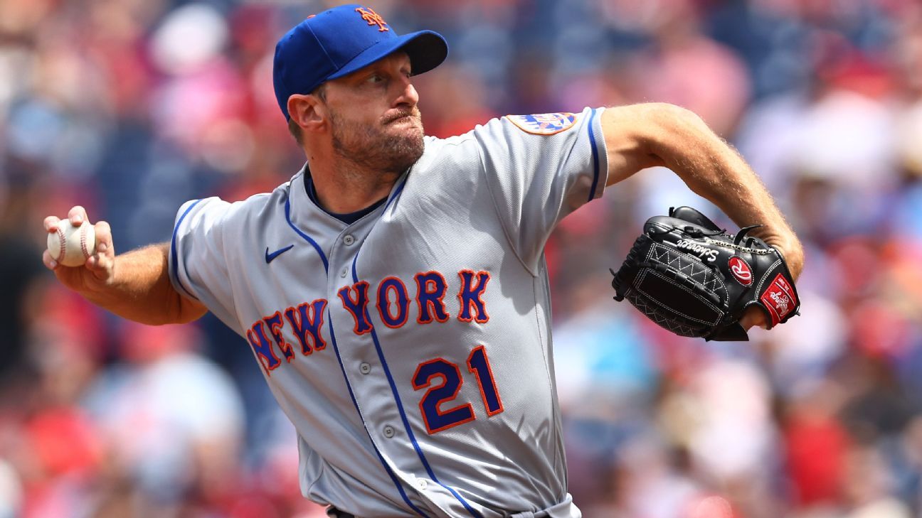 NY Mets' Max Scherzer makes rehab start for Binghamton Rumble Ponies