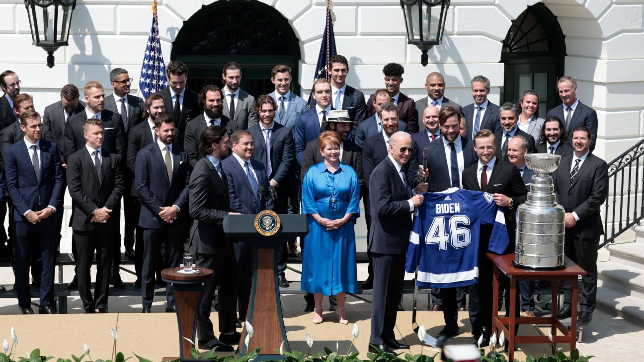 White House honors back-to-back Stanley Cup champion Tampa Bay Lightning