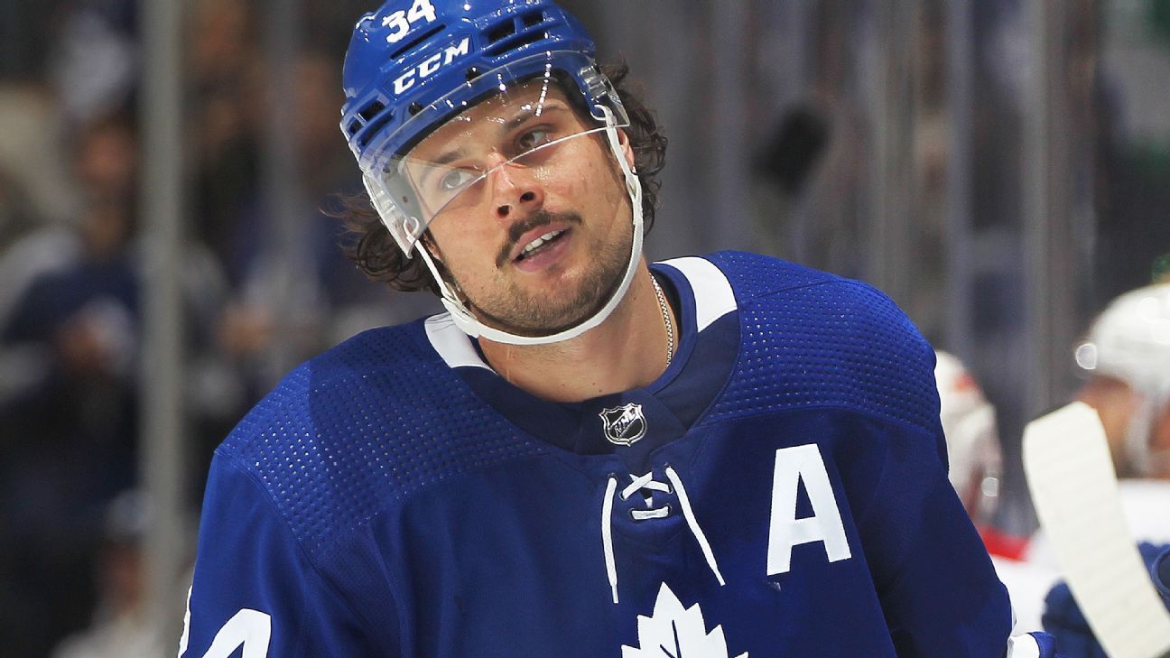 Maple Leafs' Auston Matthews to miss three weeks with knee sprain