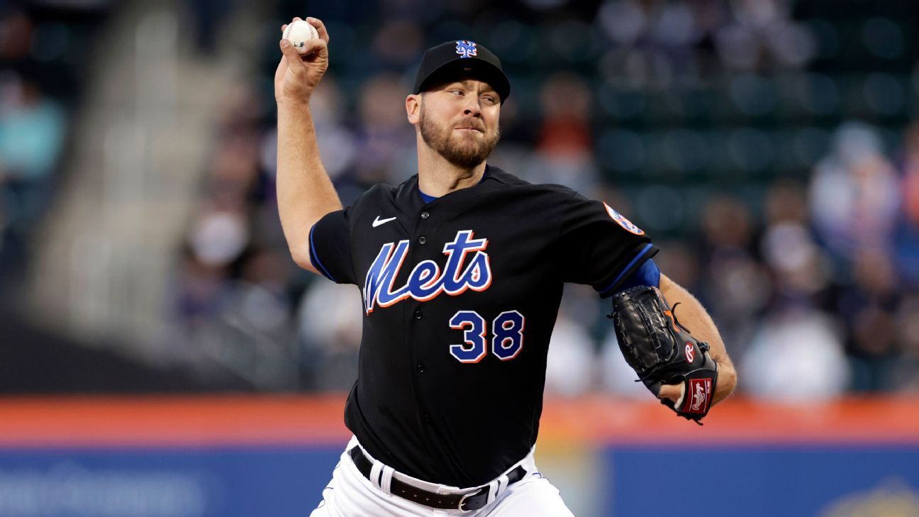 Tylor Megill #38 - Game Used Road Grey Jersey - Mets Clinch Playoff Spot  for 2022 Postseason - Mets vs. Brewers - 9/19/22 - Mets Win 7-2 - 1 IP, 1 K