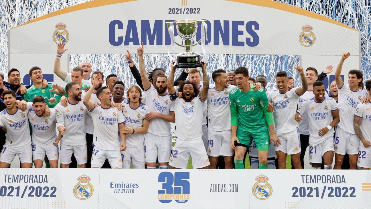 Real Madrid's 35th LaLiga title is a testament to their mentality and determinat..