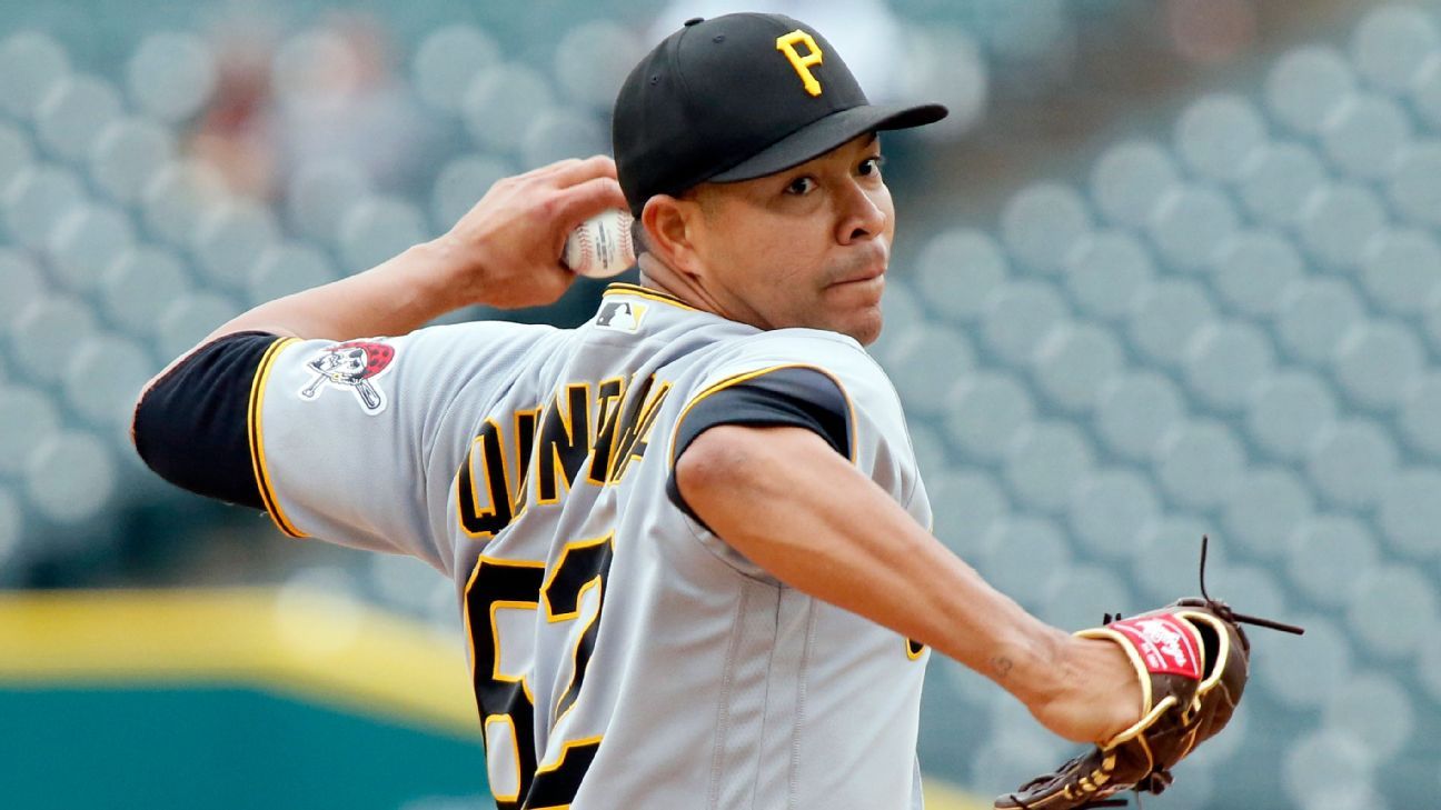 Sources -- St. Louis Cardinals finalizing deal for Jose Quintana of Pittsburgh P..
