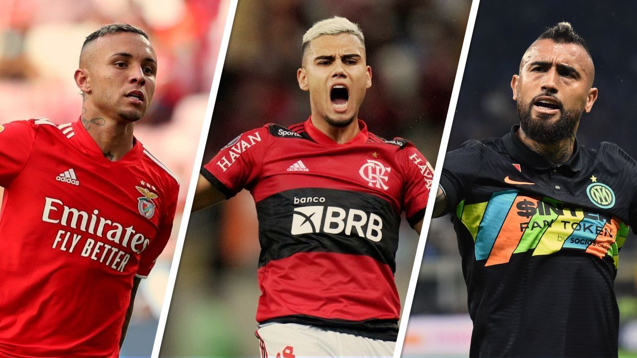 Flamengo se movimenta na janela do meio do ano com consulta por Vidal, Cebolinha como opção e indefinição por Andreas