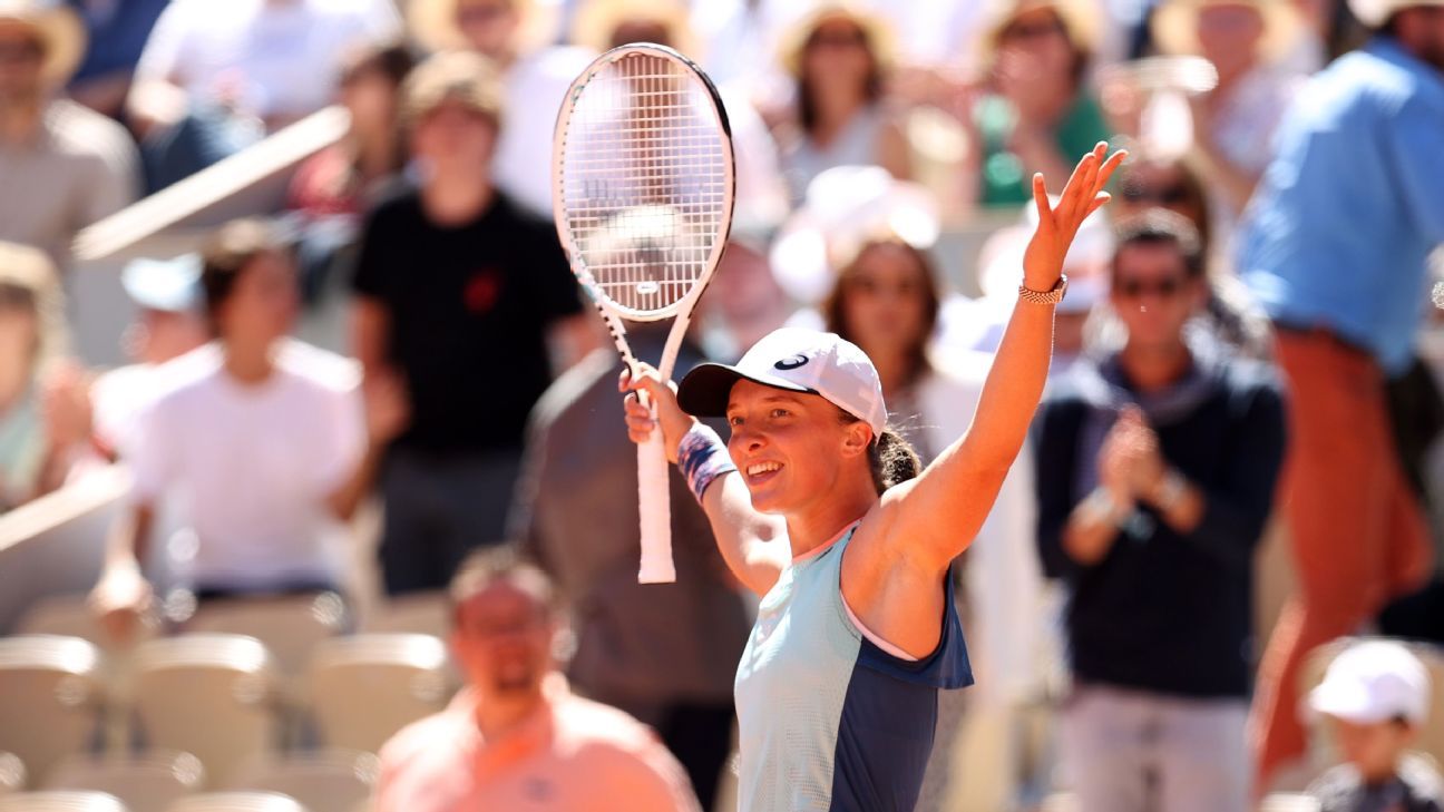 Iga Sviatech gaat door naar finale Franse Open en verslaat Daria Kasatkina